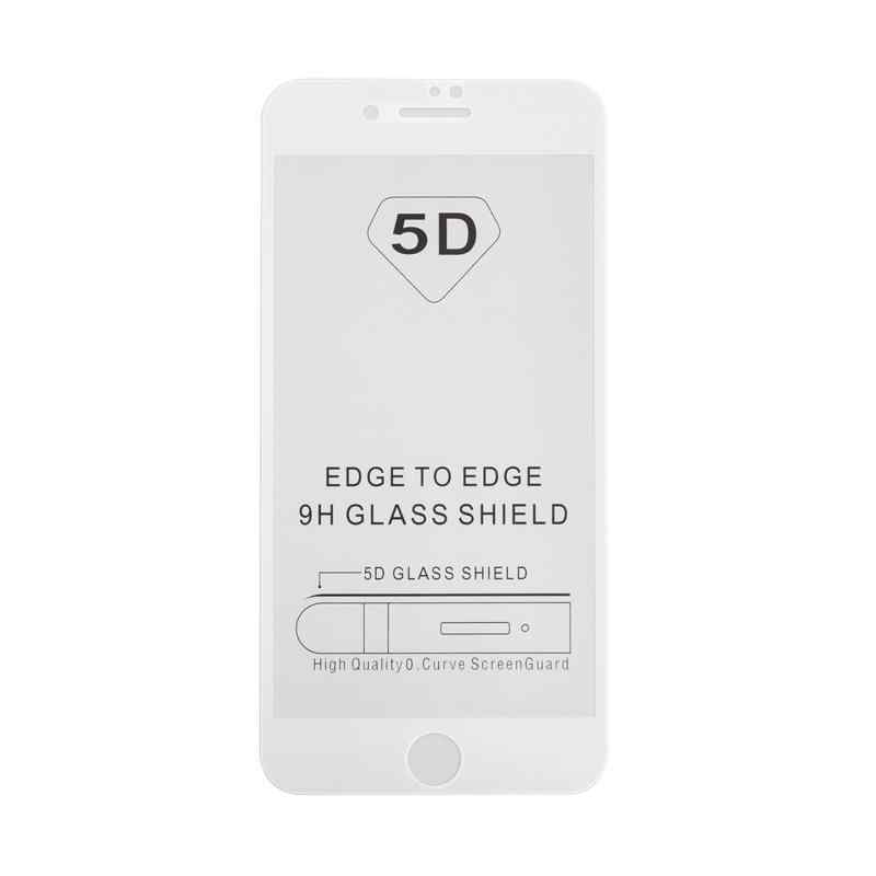 Tvrzené sklo (Tempered Glass) "5D" pro Apple iPhone 7 Plus / 8 Plus - 2,5D - bílý rámeček - čiré - 0,3mm 1 Tvrzené sklo (Tempered Glass) "5D" pro Apple iPhone 7 Plus / 8 Plus - 2,5D - bílý rámeček - čiré - 0,3mm
