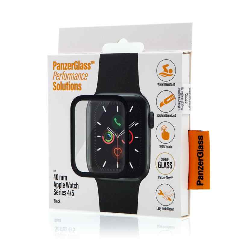 Tvrzené sklo (Tempered Glass) PANZERGLASS Premium pro Apple Watch 40mm Series 4 / 5 - 3D okraj - celolepené 1 Tvrzené sklo (Tempered Glass) PANZERGLASS Premium pro Apple Watch 40mm Series 4 / 5 - 3D okraj - celolepené