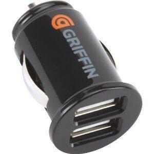 1136 mini usb nabijecka do auta 2x usb cerna