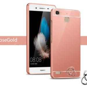 OEM Hliníkový obal kryt pouzdro pro Huawei Ascend P7 - Růžový