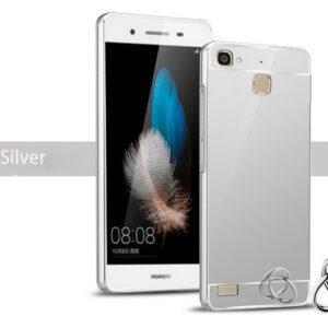 OEM Hliníkový obal kryt pouzdro pro Huawei Ascend P7 - Stříbrný