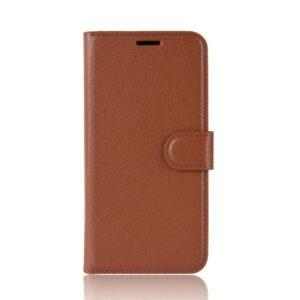 MOBFONE Kožené pouzdro CLASSIC pro Xiaomi Mi A2 Lite / Redmi 6 Pro - hnědé