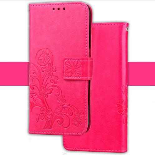 JohnDan Kožené pouzdro FLOWERS pro Xiaomi Mi 8 Lite - růžové 1 JohnDan Kožené pouzdro FLOWERS pro Xiaomi Mi 8 Lite - růžové