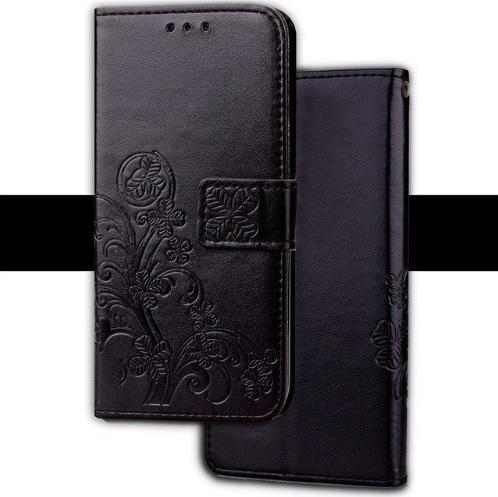 JohnDan Kožené pouzdro FLOWERS pro Xiaomi Mi 8 Lite - černé 1 JohnDan Kožené pouzdro FLOWERS pro Xiaomi Mi 8 Lite - černé