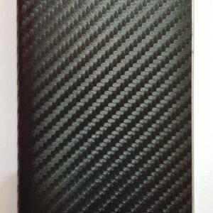 R2Invest Kožené pouzdro CARBON pro Xiaomi Pocophone F1 - černé