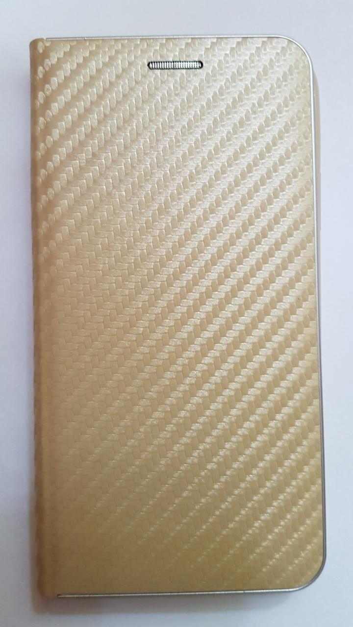 R2Invest Kožené pouzdro CARBON pro Huawei Mate 20 Lite - zlaté 1 R2Invest Kožené pouzdro CARBON pro Huawei Mate 20 Lite - zlaté