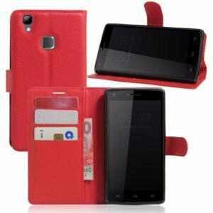 MicroData Kožené pouzdro CLASSIC pro Doogee X5 Max / X5 Max Pro - červené