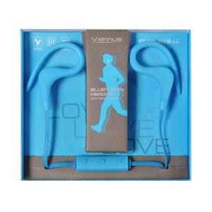 Bezdrátová bluetooth sluchátka Vennus BT-1 - modré
