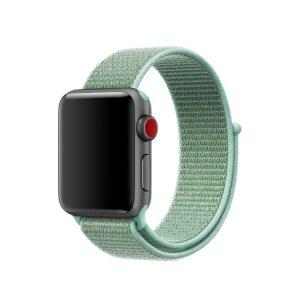 eses Nylonový řemínek 38mm/40mm světle zelený pro Apple Watch