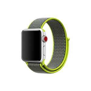 eses Nylonový řemínek 38mm/40mm světle žlutý pro Apple Watch