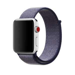 eses Nylonový řemínek 38mm/40mm tmavě modrý pro Apple Watch