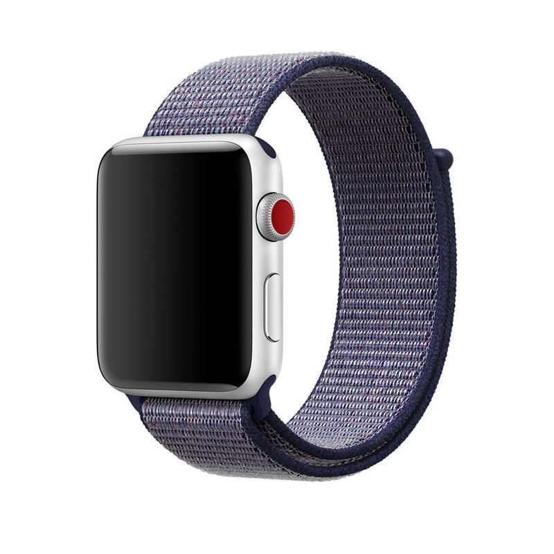 eses Nylonový řemínek 38mm/40mm tmavě modrý pro Apple Watch 1 eses Nylonový řemínek 38mm/40mm tmavě modrý pro Apple Watch