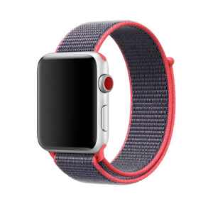 eses Nylonový řemínek 42mm/44mm růžový pro Apple Watch