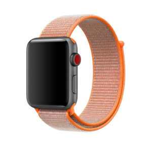 eses Nylonový řemínek 38mm/40mm oranžový pro Apple Watch
