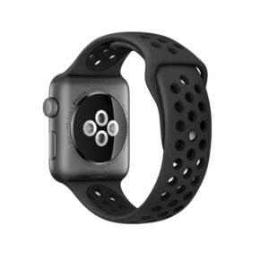 eses Sportovní řemínek 42mm/44mm černý pro Apple Watch