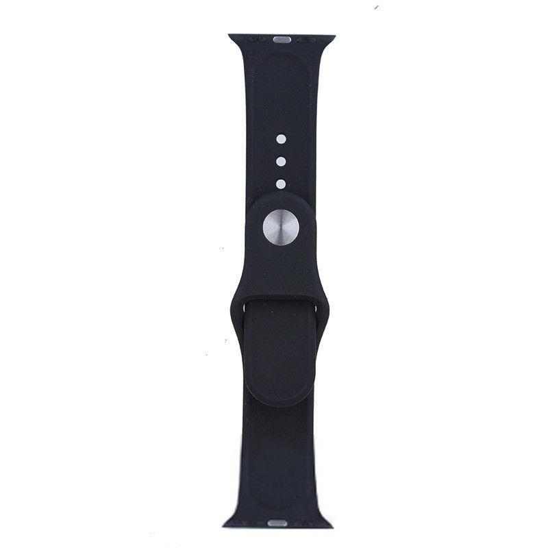 eses Silikonový řemínek 42mm/44mm černý pro Apple Watch 1 eses Silikonový řemínek 42mm/44mm černý pro Apple Watch