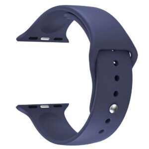 eses Silikonový řemínek 42mm/44mm modrý pro Apple Watch