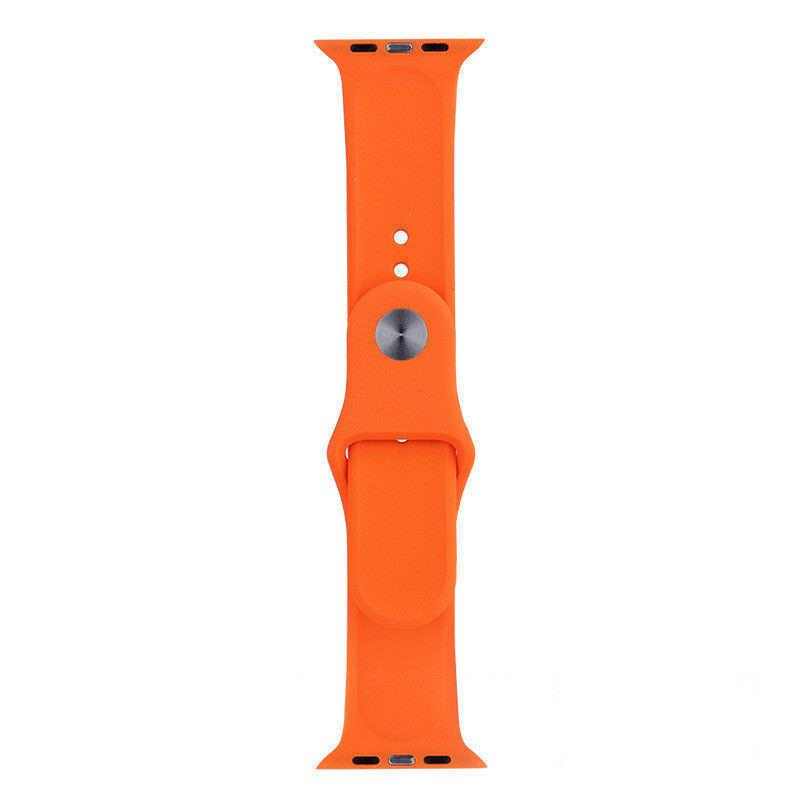 eses Silikonový řemínek 38mm/40mm oranžový pro Apple Watch 1 eses Silikonový řemínek 38mm/40mm oranžový pro Apple Watch
