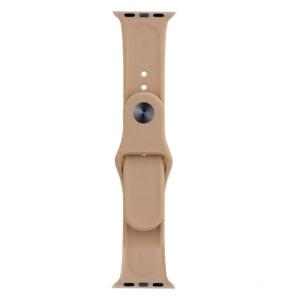 eses Silikonový řemínek 38mm/40mm hnědý pro Apple Watch