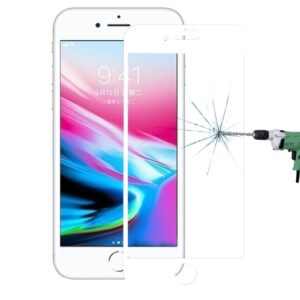 3D tvrzené sklo pro iPhone 7 Plus/ 8 Plus - bílá