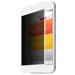 3D tvrzené sklo pro iPhone SE 2020/ 7/ 8 (bezpečnostní) - bílá
