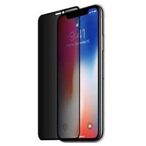 3D tvrzené sklo pro iPhone X/ XS (bezpečnostní) - černá