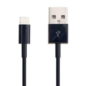 Lightning kabel (standard) 1 m - černá