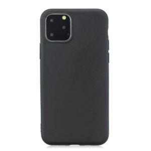 Matný silikonový obal na iPhone 11 Pro - černá