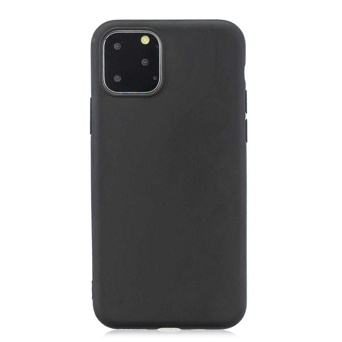 Matný silikonový obal na iPhone 11 Pro - černá 1 Matný silikonový obal na iPhone 11 Pro - černá