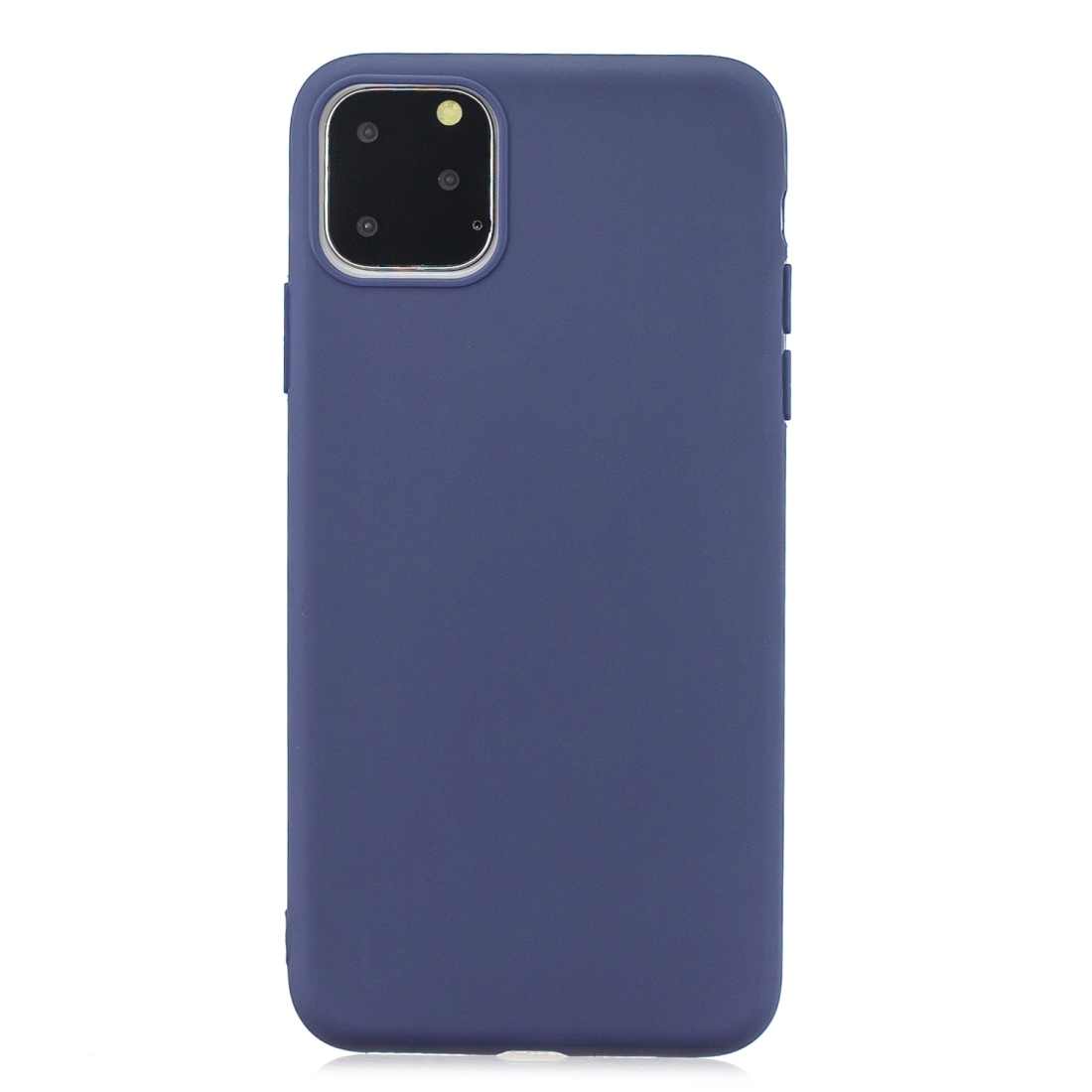 Matný silikonový obal na iPhone 11 Pro Max - tmavě modrá 1 Matný silikonový obal na iPhone 11 Pro Max - tmavě modrá