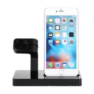 Nabíjecí stojánek pro iPhone a Apple Watch - černá
