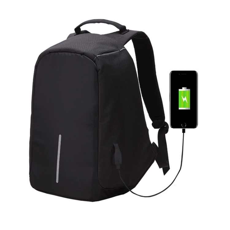 Batoh Safety se skrytým zipem - černá 1 Batoh Safety se skrytým zipem - černá