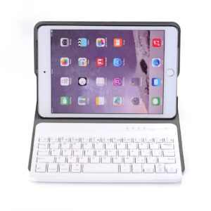 Bluetooth klávesnice pro iPad mini 1/2/3 - růžově zlatá
