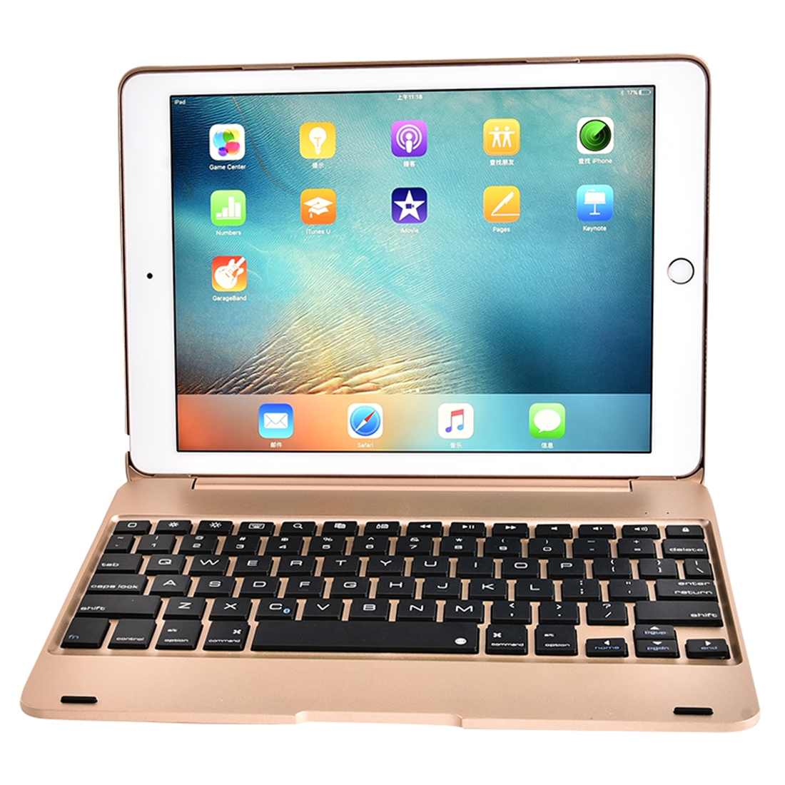 Bezdrátová klávesnice Laptop - zlatá 1 Bezdrátová klávesnice Laptop - zlatá