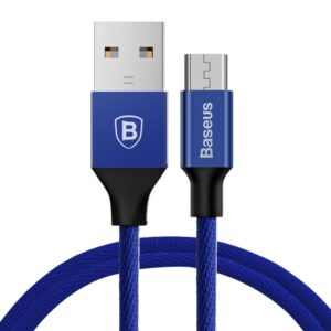 Baseus micro USB kabel 2A (1.5 m) - modrá