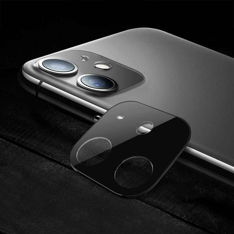 Tvrzené sklo Titanium na zadní kameru iPhone 11 - černá 1 Tvrzené sklo Titanium na zadní kameru iPhone 11 - černá