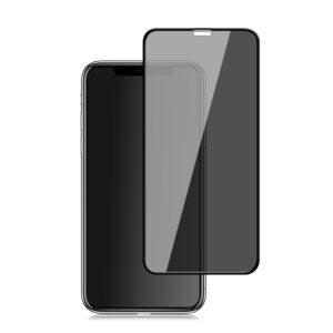 3D tvrzené sklo pro iPhone 11/ XR (bezpečnostní) - černá
