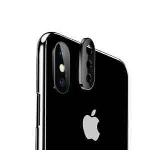 Tvrzené sklo Titanium na zadní kameru iPhone XS Max - černá