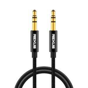 Odolný audio kabel Rexlis 3.5mm jack (10 m) - černá