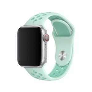 eses Silikonový řemínek 38mm/40mm S/M/L mátový/zelený pro Apple Watch