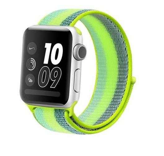 eses Nylonový řemínek 38mm/40mm neonové proužky pro Apple Watch 1 eses Nylonový řemínek 38mm/40mm neonové proužky pro Apple Watch