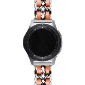 eses Kovový řemínek proplétaný oranžový 20mm
