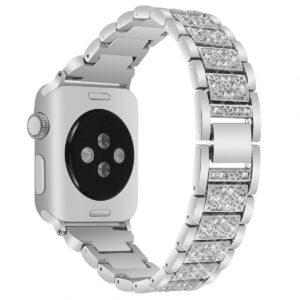 eses Kovový luxusní řemínek 38mm/40mm stříbrný pro Apple Watch
