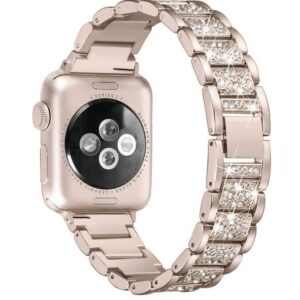 eses Kovový luxusní řemínek 38mm/40mm champagne pro Apple Watch