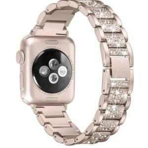 eses Kovový luxusní řemínek 42mm/44mm champagne pro Apple Watch