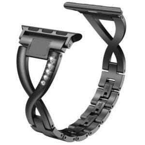 eses Kovový elegantní řemínek 42mm/44mm černý pro Apple Watch
