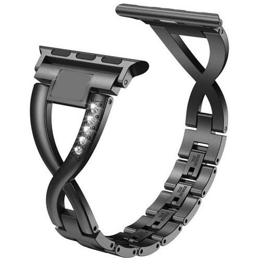eses Kovový elegantní řemínek 42mm/44mm černý pro Apple Watch 1 eses Kovový elegantní řemínek 42mm/44mm černý pro Apple Watch