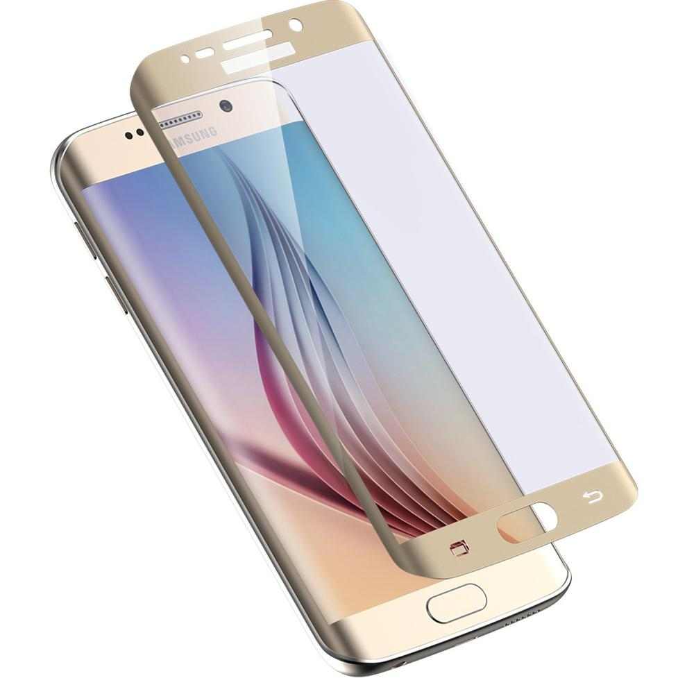 Ochranné sklo pro Samsung Galaxy S6 edge - zlatý 1 Ochranné sklo pro Samsung Galaxy S6 edge - zlatý