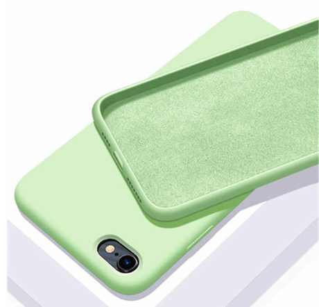 Silikonový kryt pro iPhone SE 2020/ 7/ 8 světle zelený 1 Silikonový kryt pro iPhone SE 2020/ 7/ 8 světle zelený