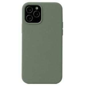 Silikonový kryt pro iPhone 12 Mini tmavě zelený